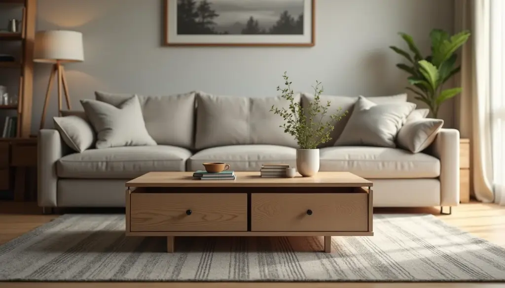 Mesa de Centro com Gavetas: Organize Sua Sala com Estilo em 2026