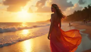 Ano Novo na Praia: Cores Que Atraem Sorte em 2026