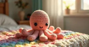 Amigurumi Polvo: Faça o que Acalma Bebês Prematuros em 3 Horas