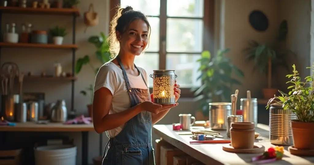 Artesanato com latas de alumínio: transforme lixo em decoração em 30 minutos