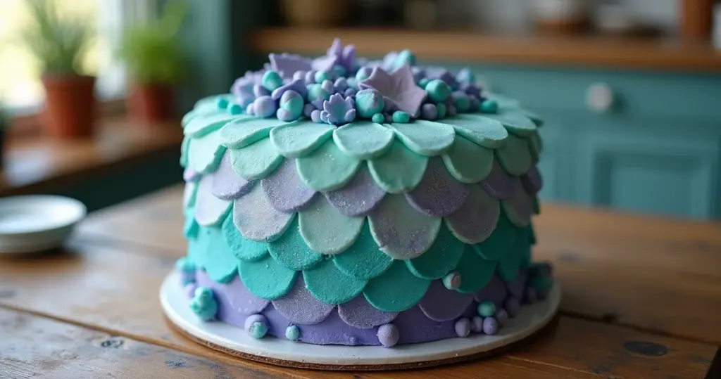 Bolo decorado da Ariel: faça em 3h e impressione com escamas perfeitas