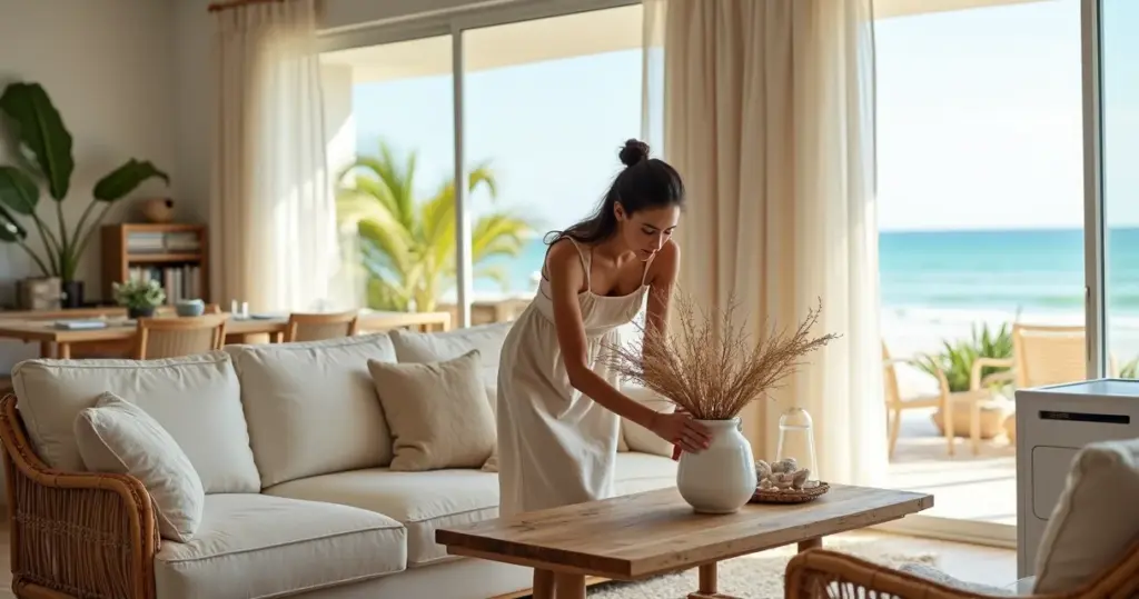 9 Ideias Práticas de Como Decorar Sala de Apartamento na Praia (Sem Mofo!)