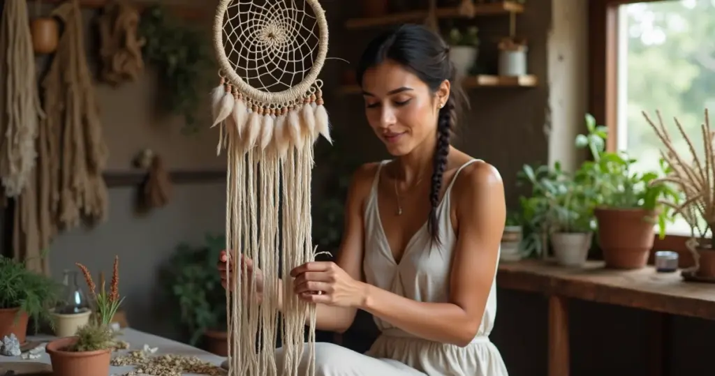 Como fazer filtro dos sonhos artesanal que realmente transforma energia