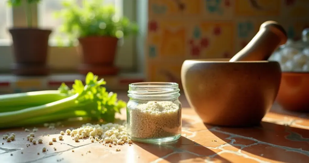 Como fazer sal de aipo em 30 minutos: sabor gourmet com 25% menos sódio Como fazer sal de aipo em 30 minutos: sabor gourmet com 25% menos sódio