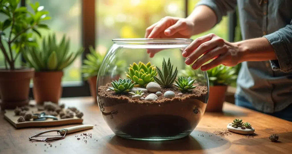 Como fazer um terrario de suculentas que não morre em 1 mês