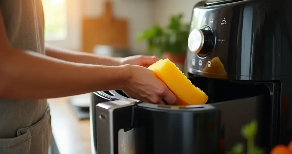Como limpar airfryer sem estragar o revestimento antiaderente