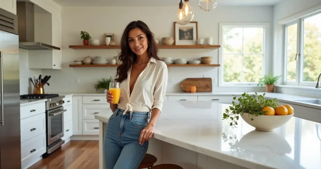 17 Ideias de Cozinha Americana Decorada que Ampliam Seu Apartamento