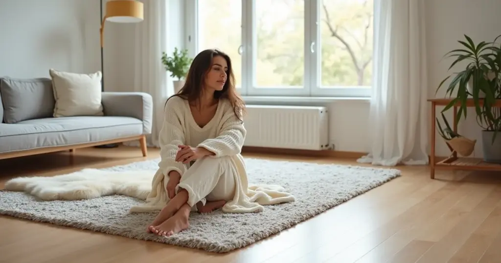 17 Ideias de Decoração Escandinava com Tapetes para Aconchego Imediato 17 Ideias de Decoração Escandinava com Tapetes para Aconchego Imediato