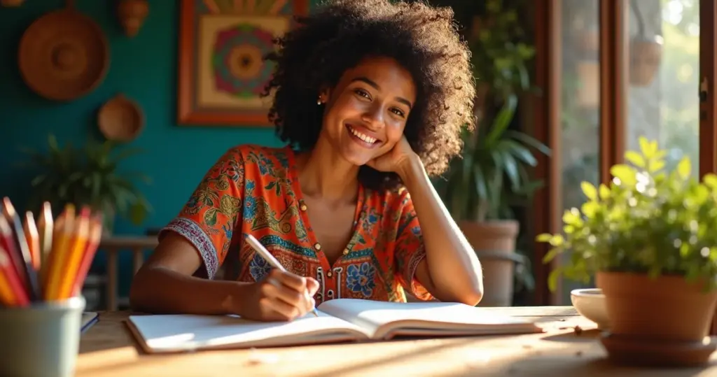 Diário de arte como começar: transforme rabiscos em expressão pessoal