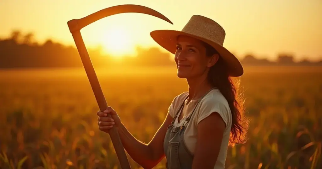 Por que agricultores experientes ainda preferem foices a máquinas