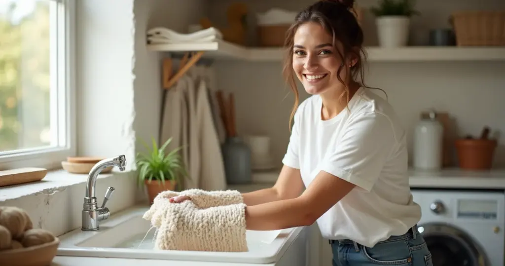 Lavar roupa de lã sem encolher: o método que salva suas peças caras