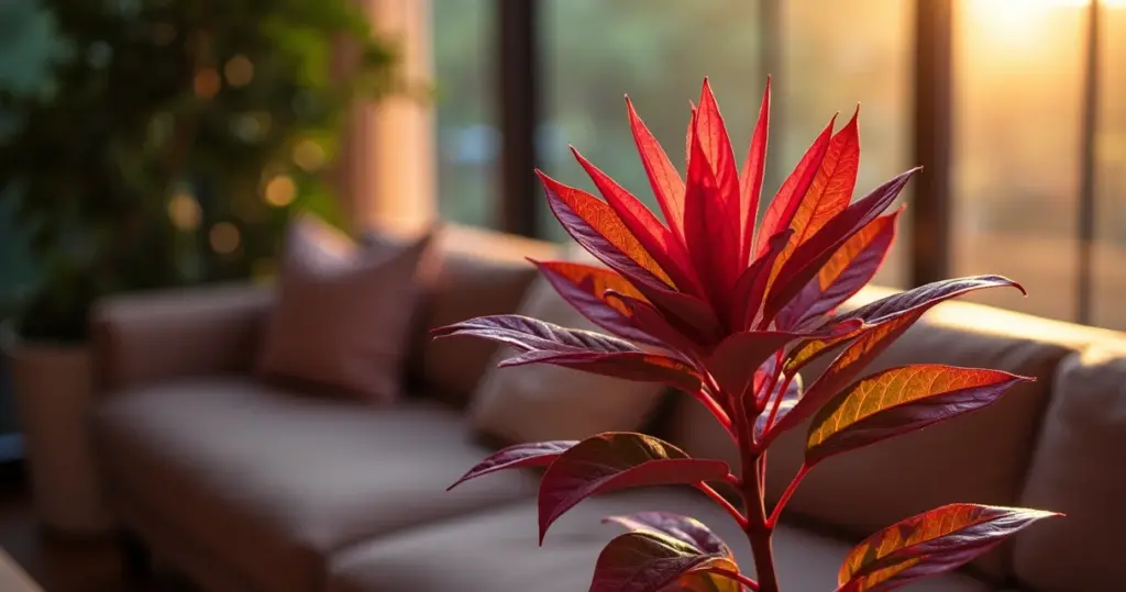 Leea rubra: a planta que transforma seu espaço em 7 dias