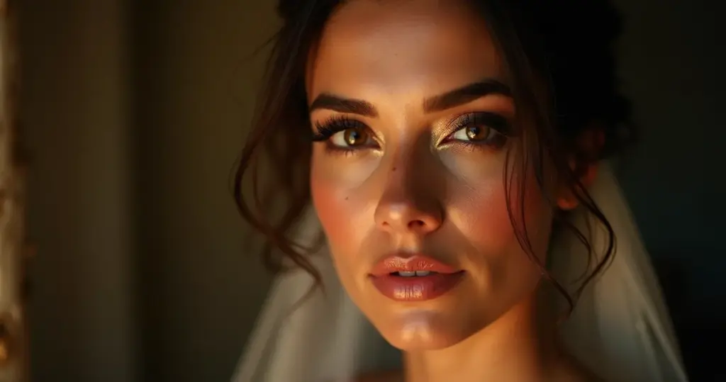 17 Ideias de Maquiagem para Noiva Morena à Noite que Brilham nas Fotos