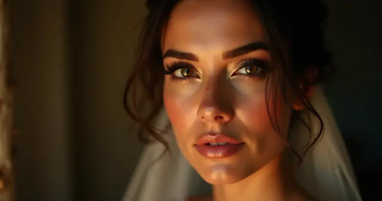 17 Ideias de Maquiagem para Noiva Morena à Noite que Brilham nas Fotos