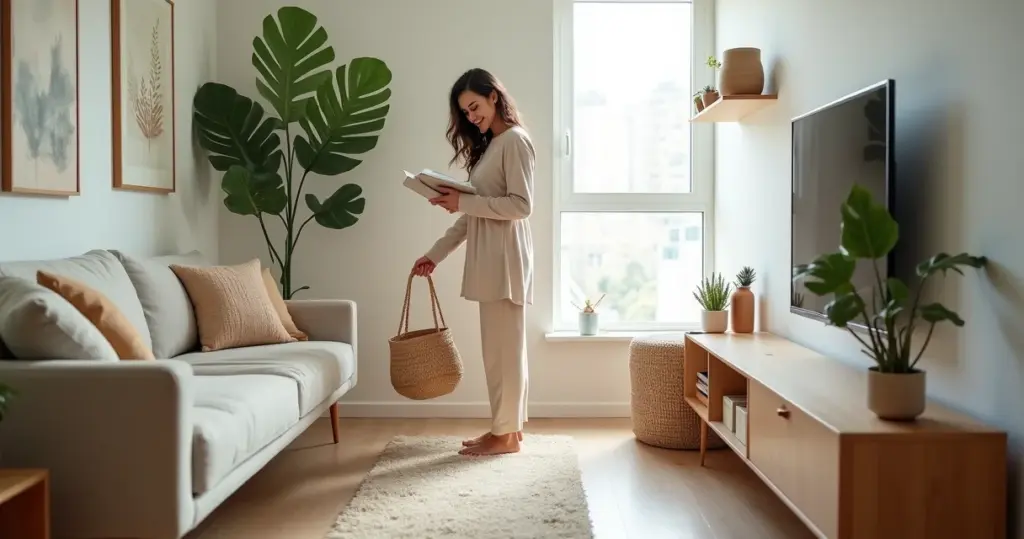 6 Ideias de Organização de Sala Pequena que Duplicam Seu Espaço