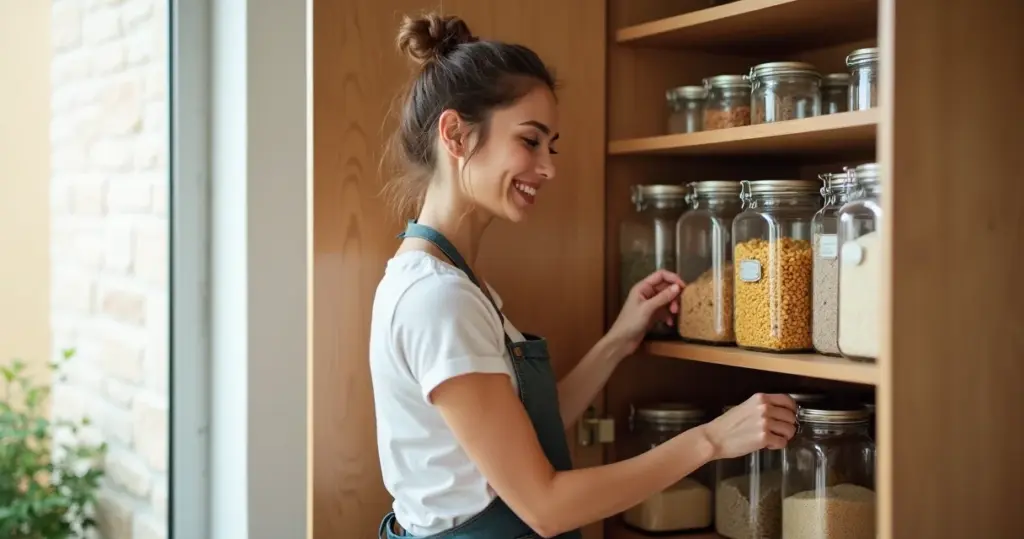 Organizar armário de cozinha: passo a passo que ganha 2h por semana Organizar armário de cozinha: passo a passo que ganha 2h por semana