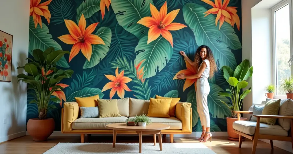 28 Ideias de Papel de Parede para Renovar Tudo, Sem Obra