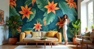 28 Ideias de Papel de Parede para Renovar Tudo, Sem Obra