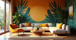 17 Ideias de Papel de Parede para Sala que Vão Mudar Seu Ambiente