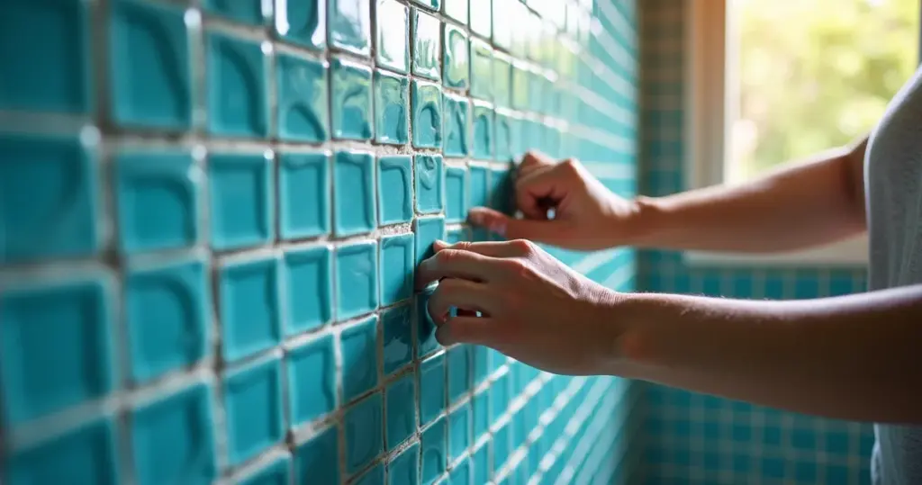 Pastilha de vidro: o revestimento que nunca precisa de rejunte escuro