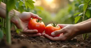 O erro fatal no pé de tomate que arruína sua colheita O erro fatal no pé de tomate que arruína sua colheita