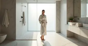 17 Ideias de Porcelanato para Banheiro: Box Seguro e Sem Escorregões