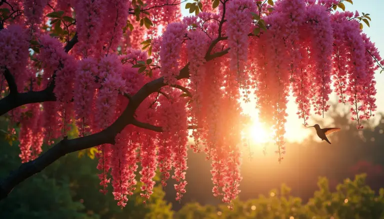 Acácia rosa: a árvore que vira um show de flores e atrai beija-flores Acácia rosa: a árvore que vira um show de flores e atrai beija-flores