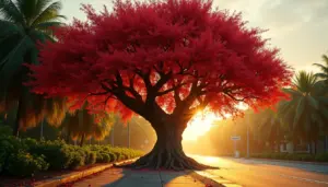 Árvore flamboyant: beleza que pode quebrar sua calçada? Saiba onde plantar