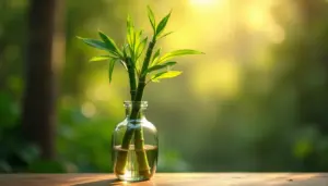 Bambu da sorte: o erro que amarela as folhas e como evitar