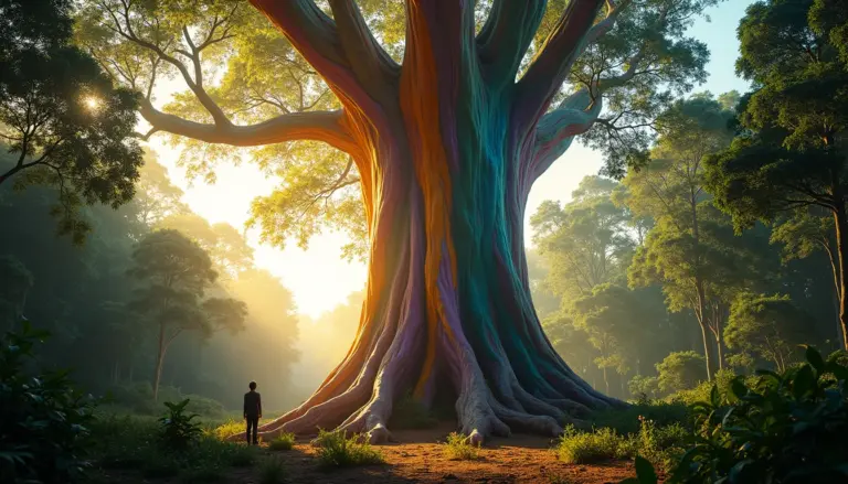 Eucalipto arco-íris: lindo, mas não plante sem ler isso antes Eucalipto arco-íris: lindo, mas não plante sem ler isso antes
