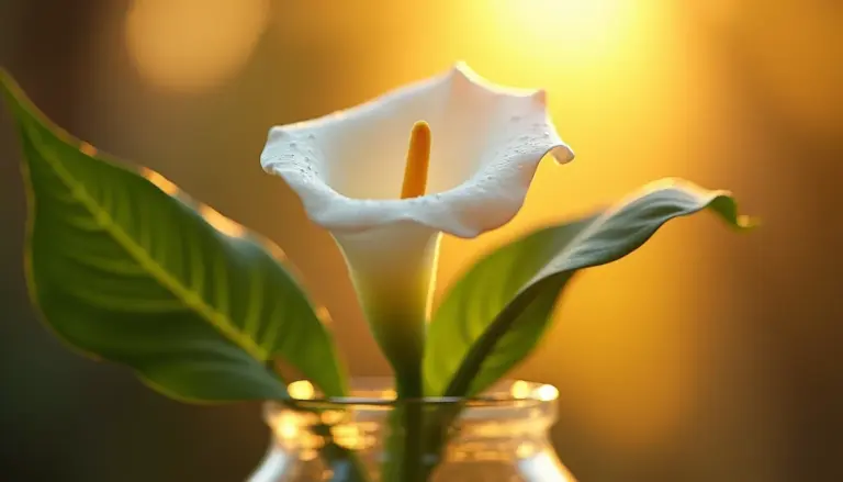 Flor Copo de Leite: 3 Passos Para Ela Durar Sempre no Vaso Flor Copo de Leite: 3 Passos Para Ela Durar Sempre no Vaso