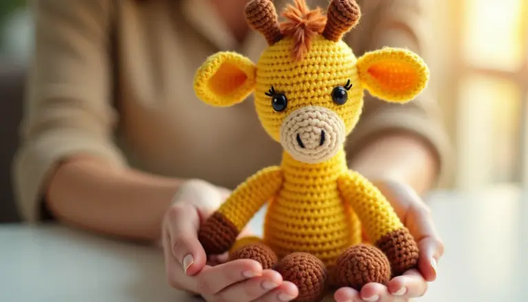 Girafa amigurumi: 3 jeitos de ter a sua (do mais fácil ao mais barato)