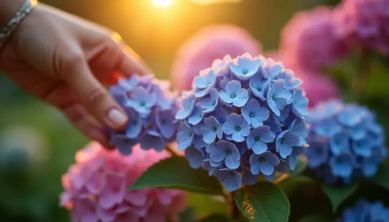 Hortências: como mudar a cor das flores em casa Hortências: como mudar a cor das flores em casa