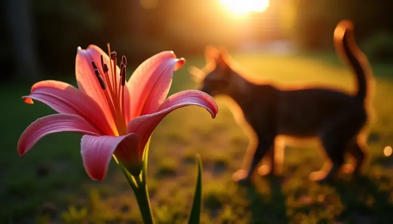 Lírio rosa: o perigo que seu gato corre com essa flor linda Lírio rosa: o perigo que seu gato corre com essa flor linda