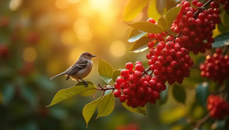 Nandina: a planta linda que pode ser perigosa para os passarinhos