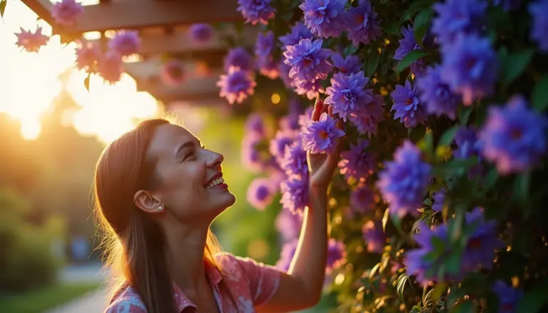 Tumbérgia azul: como plantar e ter flores em 1 ano